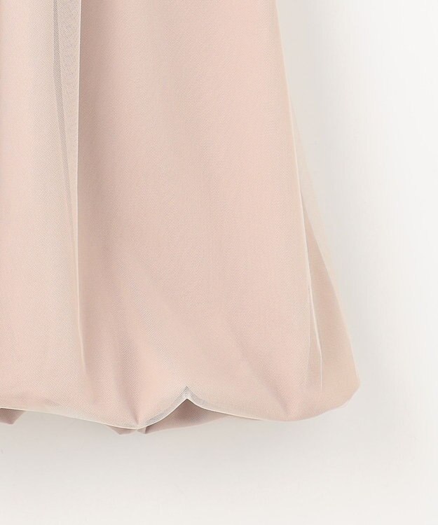 Feroux チュールレイヤード バルーンスカート ピンク系