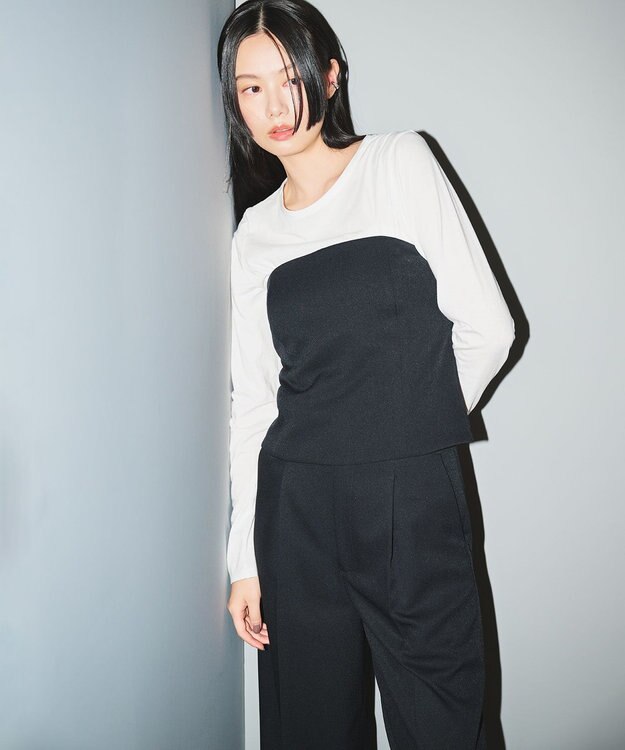 uncrave アルビニスタシフォン ボートネック カットソー（uncrave STANDARD） オフ