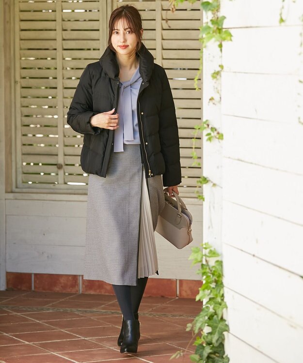 ANY SIS 【美人百花11月号掲載】ミドルフェミニン ショートブーツ ブラック