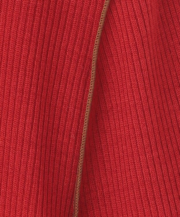 BEIGE， FORD / ハイネックトップス Red×D.Camel