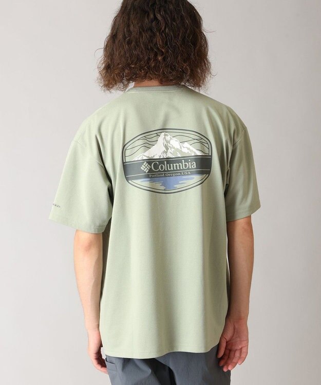 Columbia Columbia/ サンライズストレイトオムニフリーズゼログラフィックショートスリーブTシャツ /コロンビア Safari