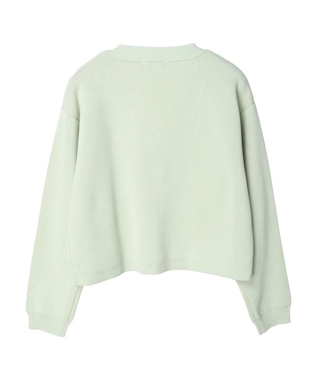 earth music&ecology バイカラースポンディッシュカーディガン Mint