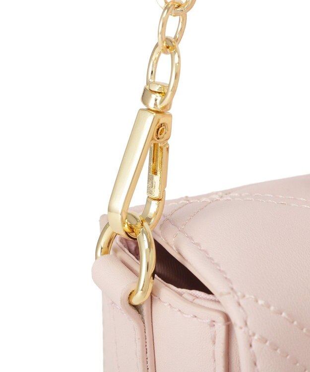 Maison de FLEUR キルティングフラップバッグ Pink