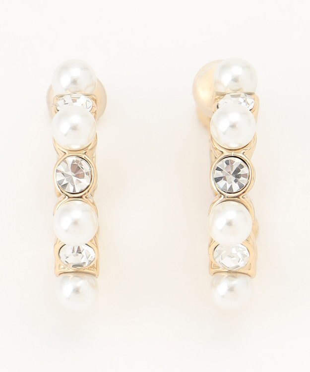 ANY SIS リリー パール調 イヤリング ホワイト系