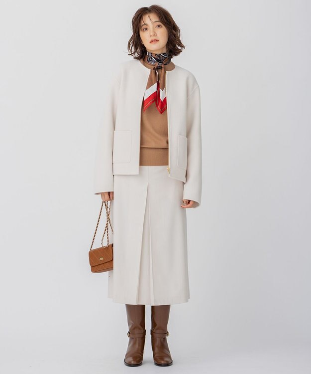 23区 【CLASSY.1月号掲載】ジョッキーベルト ブーツ ダークブラウン系