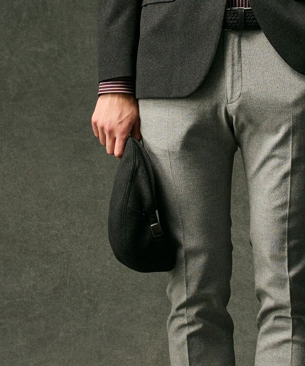 JOSEPH ABBOUD 【サイズ調整可】エアロムリネジャージーハンチング グレー系