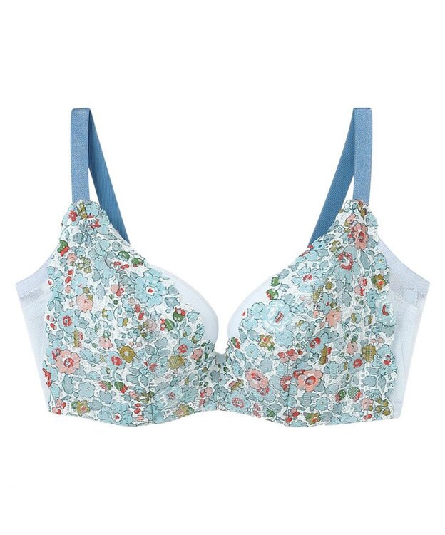 une nana cool MADE WITH LIBERTY FABRIC さあわたし レース 脇高ブラジャー OB