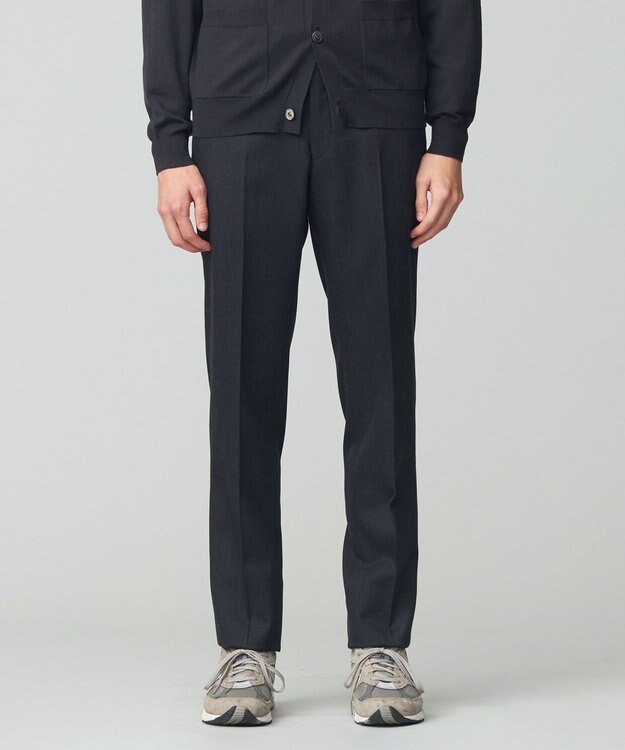 J.PRESS MEN トリートメントウール キャバルリーツイル スラックス グレー系