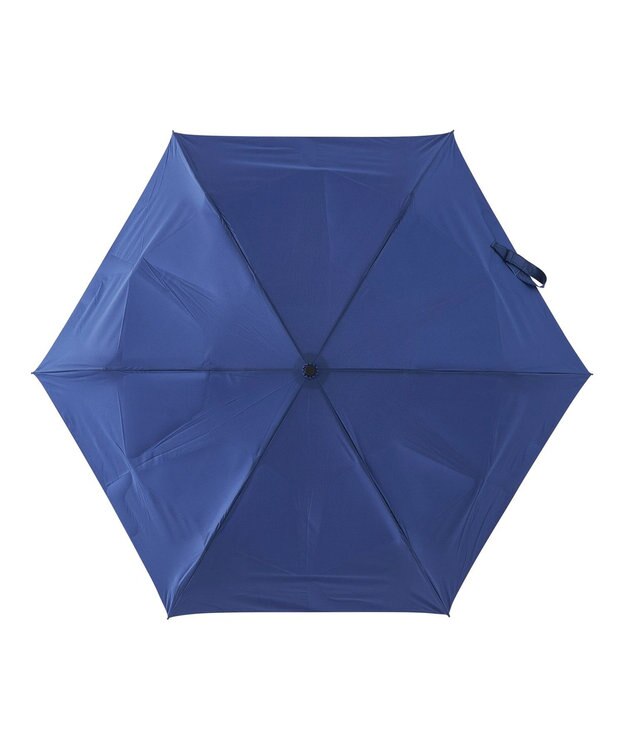 MOONBAT urawaza sim(ウラワザ スリム) 3秒でたためる傘 折りたたみ傘 55cm 大きめ UV ディープブルー