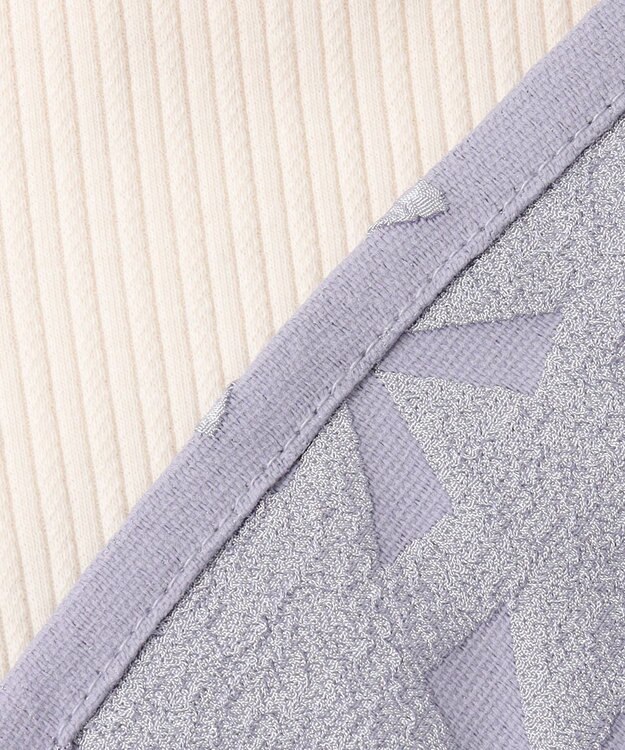 ANY KIDS 総柄リボンドッキングチュニック サックスブルー