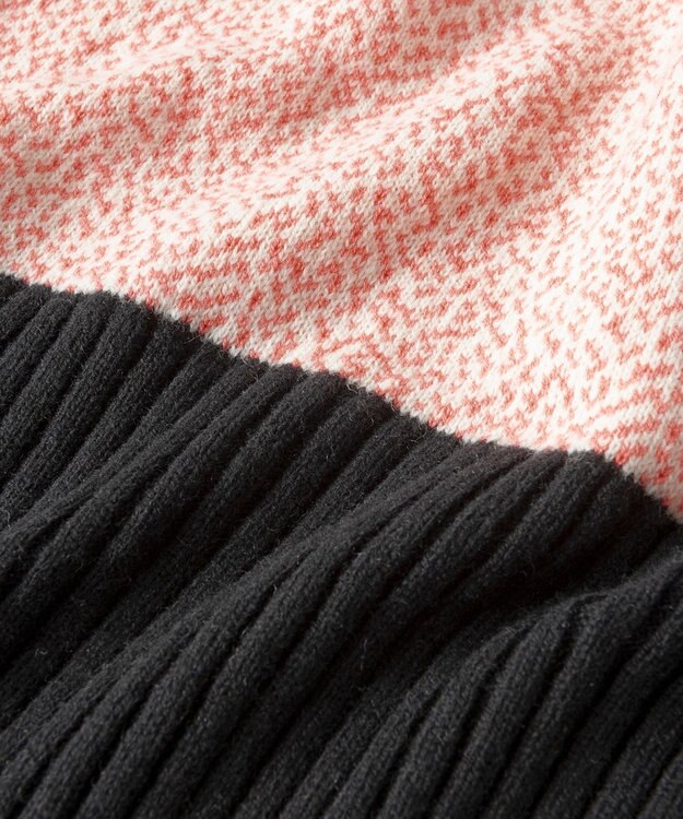 TRICOTE メランジニットワンピース 99BLACK