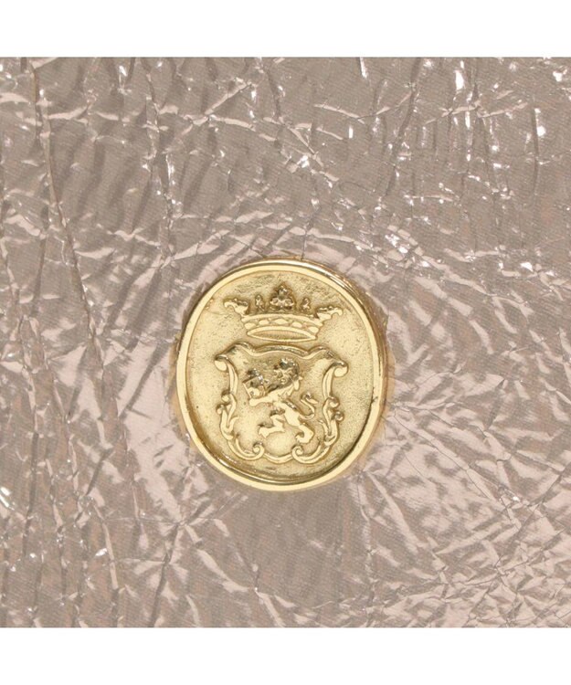 A.D.M.J. 【牛革】クラックメタル/イタリアンレザーWジップトートM プラチナ