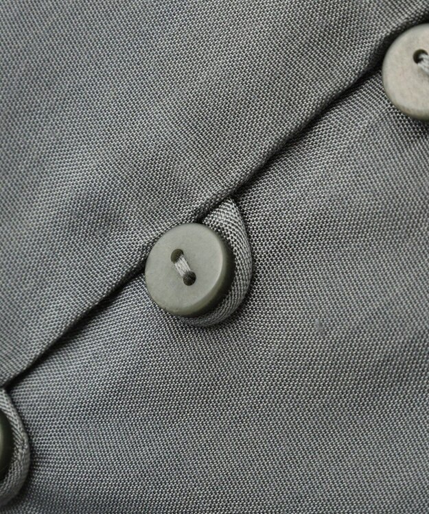 CRAFT STANDARD BOUTIQUE インド製 ボリュームスリーブブラウス Gray