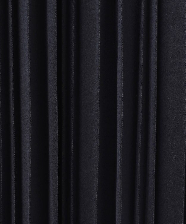 ANY 【洗える・ウエストゴム】セレモニープリーツワンピース ネイビー系