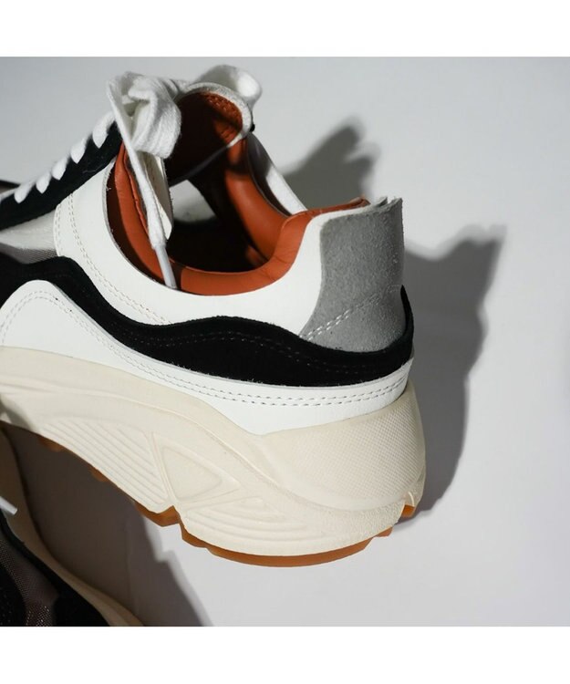 MODE ET JACOMO <carino>シースルー厚底スニーカー ブラックコンビ