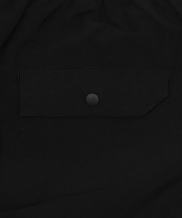 WEGO 【ウエストゴム/紐/速乾/洗濯可/SMLサイズ展開】ナイロンイージーショーツ ブラック