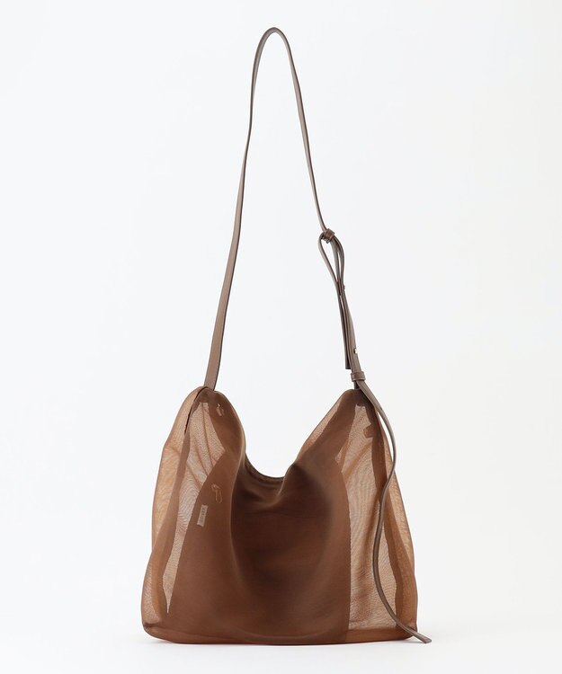 UNFILO シアー ショルダーバッグ ブラウン