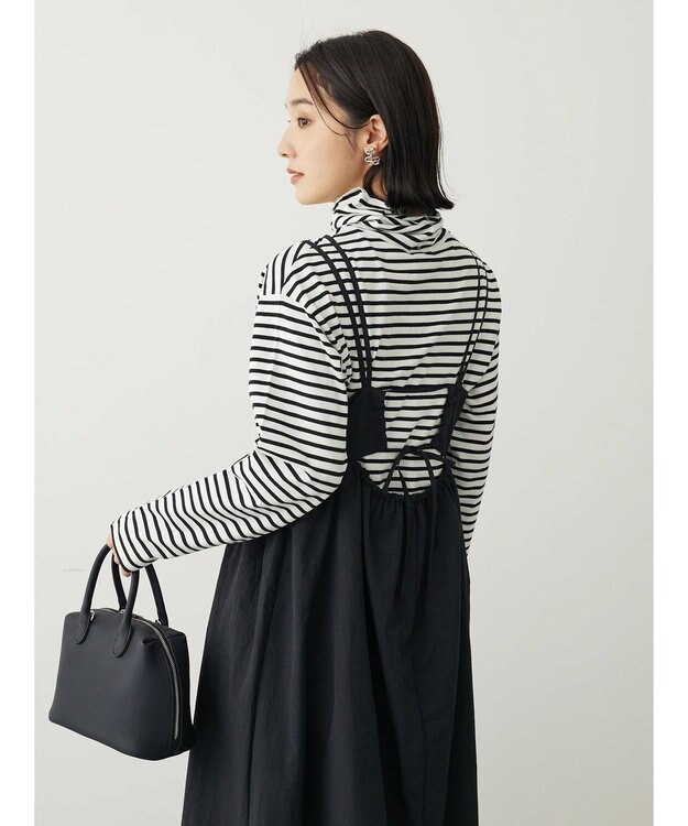 Green Parks タートルボーダーカットプルオーバー Off White