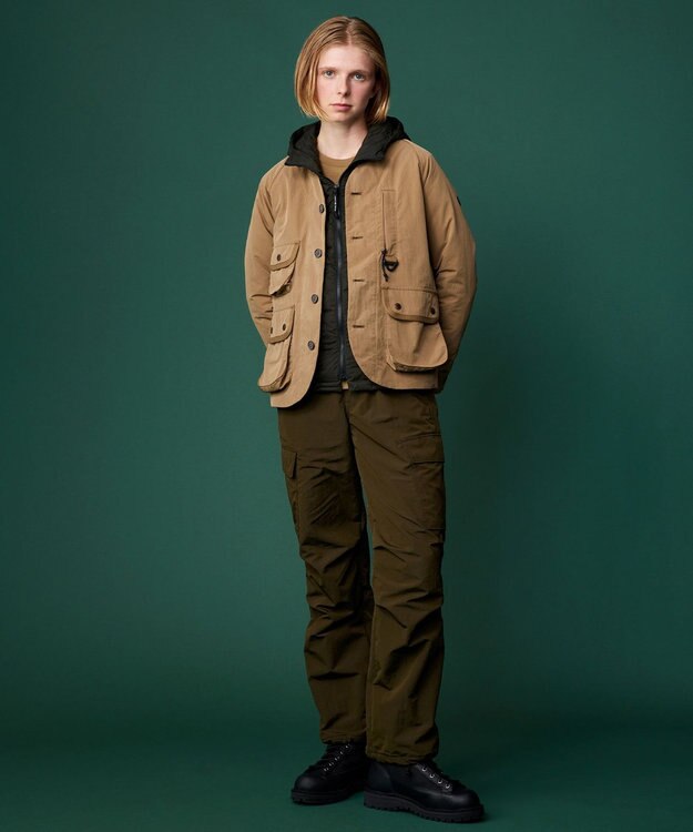 JOSEPH ABBOUD MOUNTAIN 【テーム・ヤルヴィコラボレーション商品・サスティナブル】ビオグレース天竺 ロングスリーブ Tシャツ キャメル系