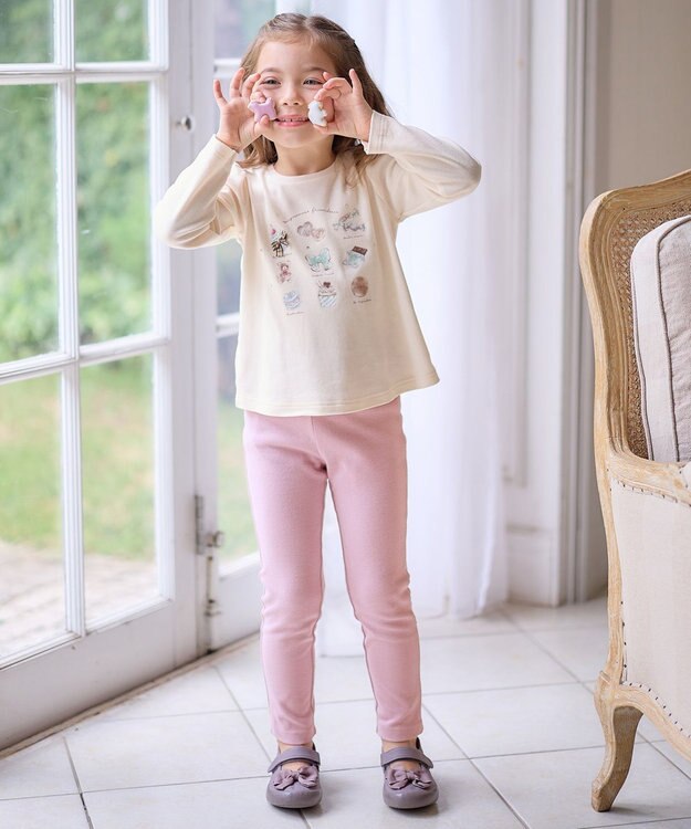 ANY KIDS 【WEB限定】7days デイリー ネコ パンツ ピンク