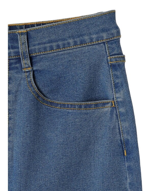 Green Parks ＧＵＭストレッチタイトデニムスカート Light Blue