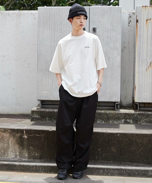 WEGO 【ユニセックス着用ITEM】ストレートロゴプリントT（SS） ホワイト