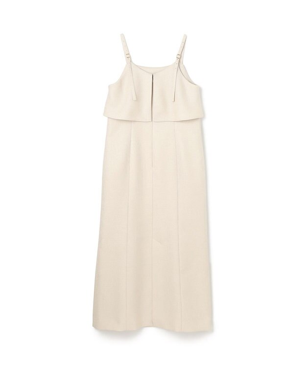 GRACE CONTINENTAL レイヤードキャミワンピース ベージュ