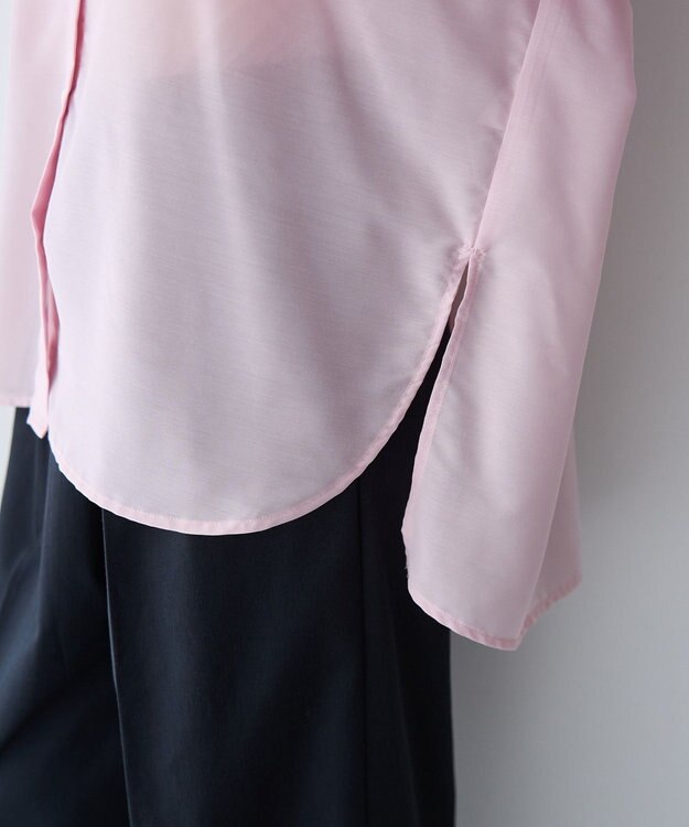 YECCA VECCA バック釦シアーシャツ Pink