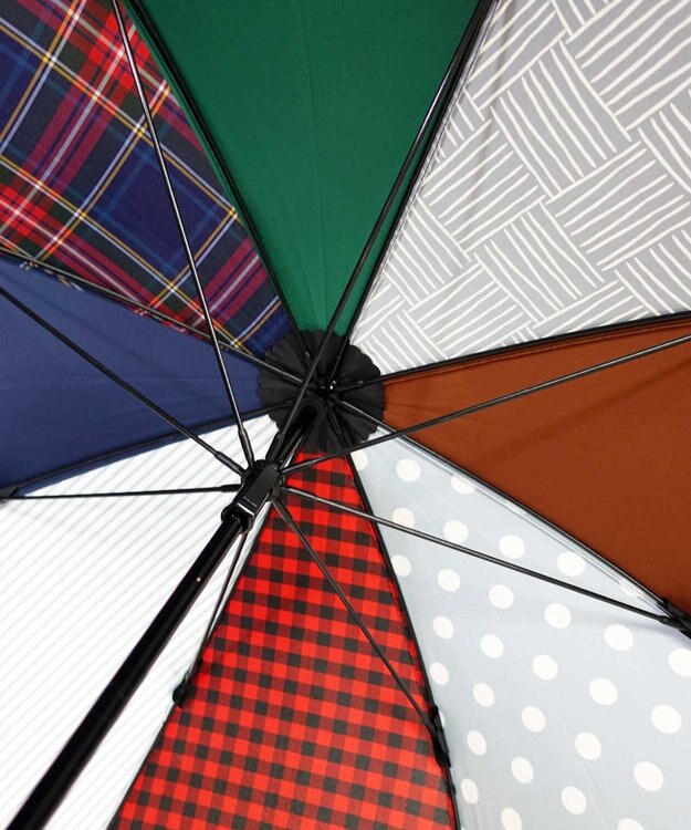 +RING レディース向け プラスリング 長傘60cm X'masバージョン T1291 マルチカラー