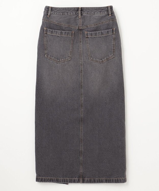 GRACE CONTINENTAL タイトデニムスカート ブラック