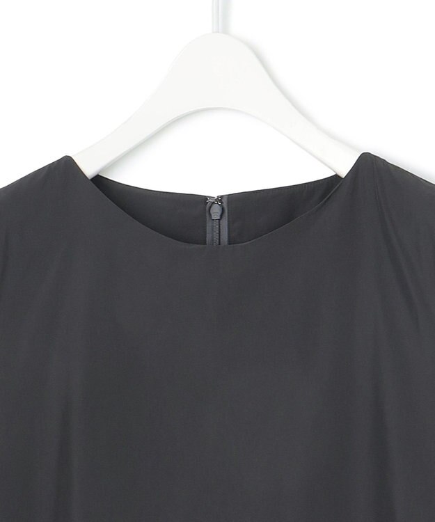 ICB L 【洗える】 ハイマルチメモリータフタ ワンピース チャコール系