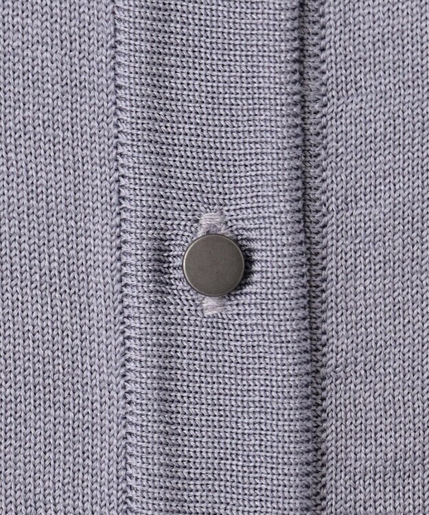 自由区 L 【アンサンブル対応】アセテートコットン カーディガン モーヴ