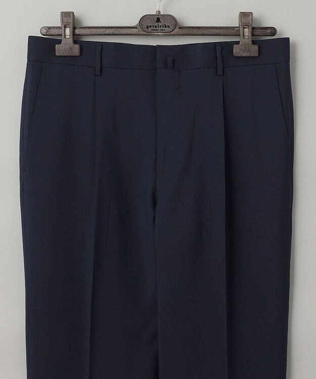 GOTAIRIKU  【ビジネス対応】ウォッシャブル ウール トラウザーズ（１タック） グレー系