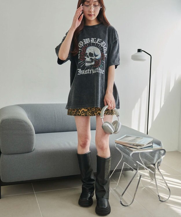 WEGO ヴィンテージウォッシュグラフィックBIGT 柄5