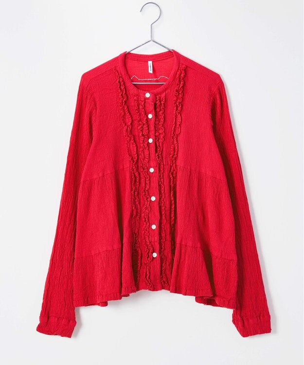 crêprie tsumori chisato creperie FRILL TOPS クレプリ フリルトップス RED