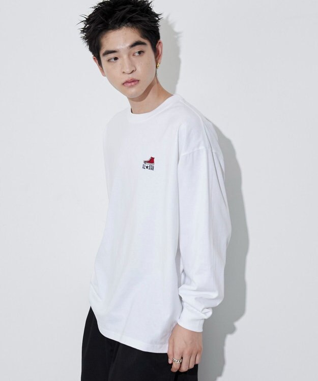 WEGO 【ユニセックス着用ITEM】CONVERSEワンポイントT（LS） 柄1