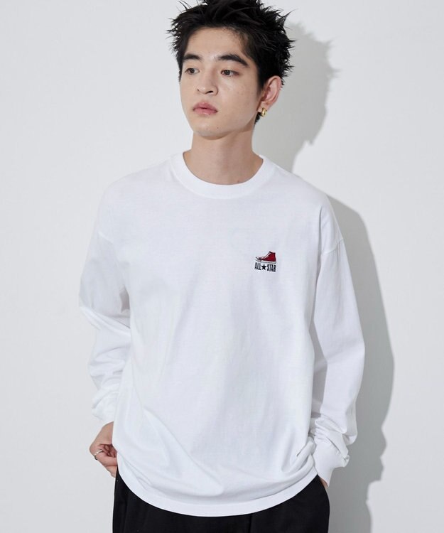 WEGO 【ユニセックス着用ITEM】CONVERSEワンポイントT（LS） 柄1