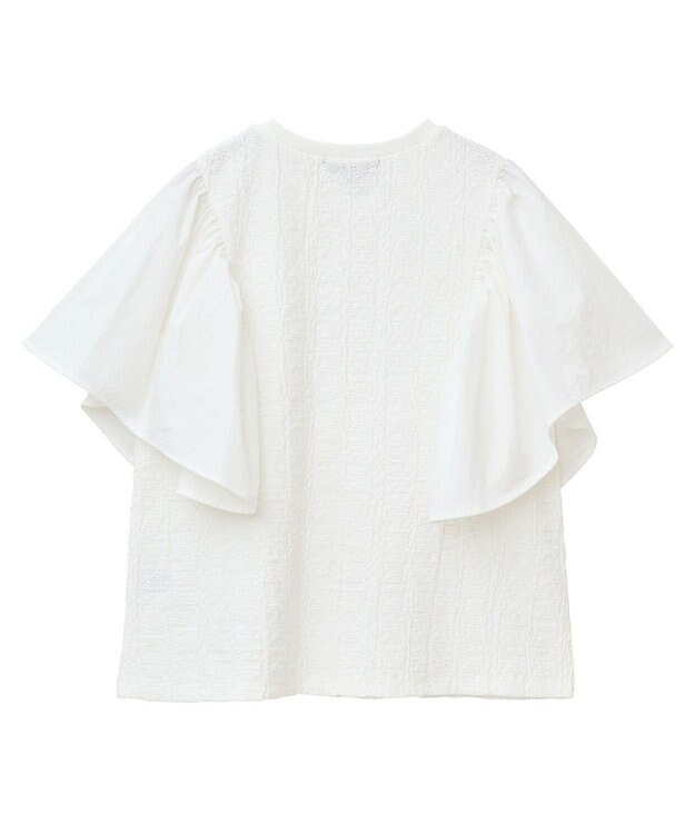 Green Parks ・ＳＵＧＡＲ　ＳＰＯＯＮ　ラッフルスリーブＴＥＥ Off White