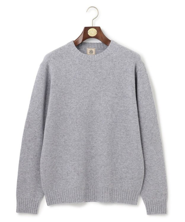 J.PRESS MEN 【WEB限定】クルーネックニット ライトグレー系