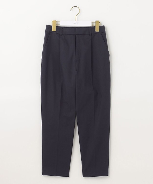 ANY SIS 【UVケア・接触冷感・撥水】クールタッチミラクルガード テーパード パンツ ネイビー