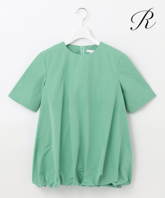 23区 【R(アール)】シルクタフタ トップス ライトグリーン系