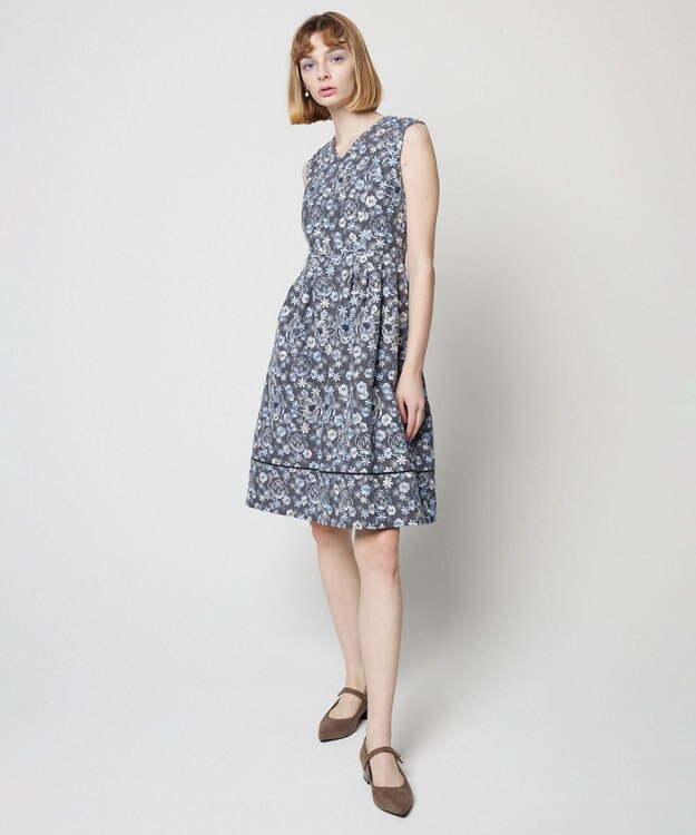 TOCCA 【消臭＆洗える！】HOLLY HOCK ドレス ブルー系7