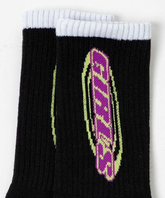 WEGO girlsロゴソックス ブラック