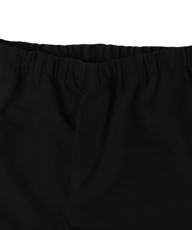 WEGO 【ウエストゴム/SMLサイズ展開】TRイージーストレートパンツ ブラック