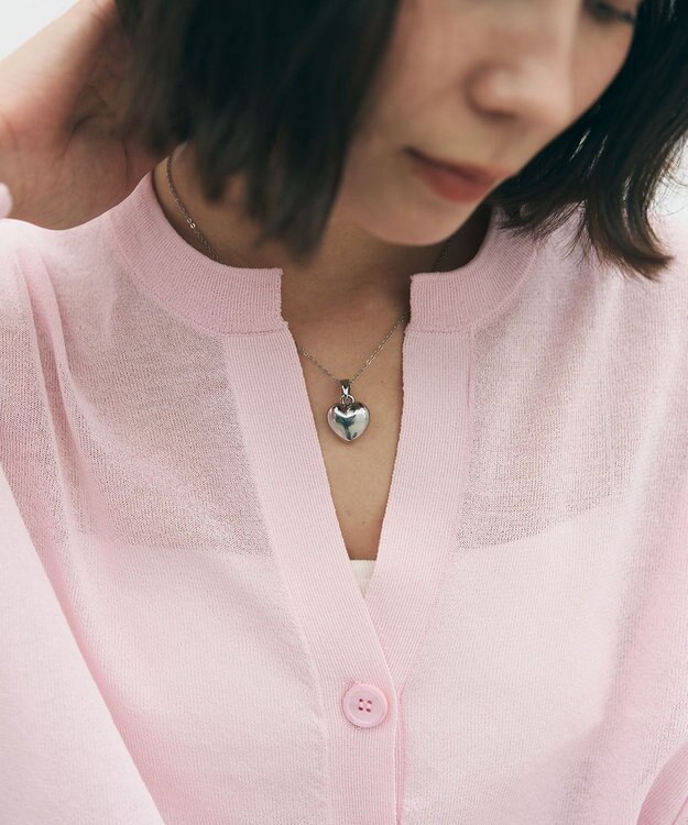 UNFILO コイン/ハート ネックレス 2点セット シルバー[ハート]