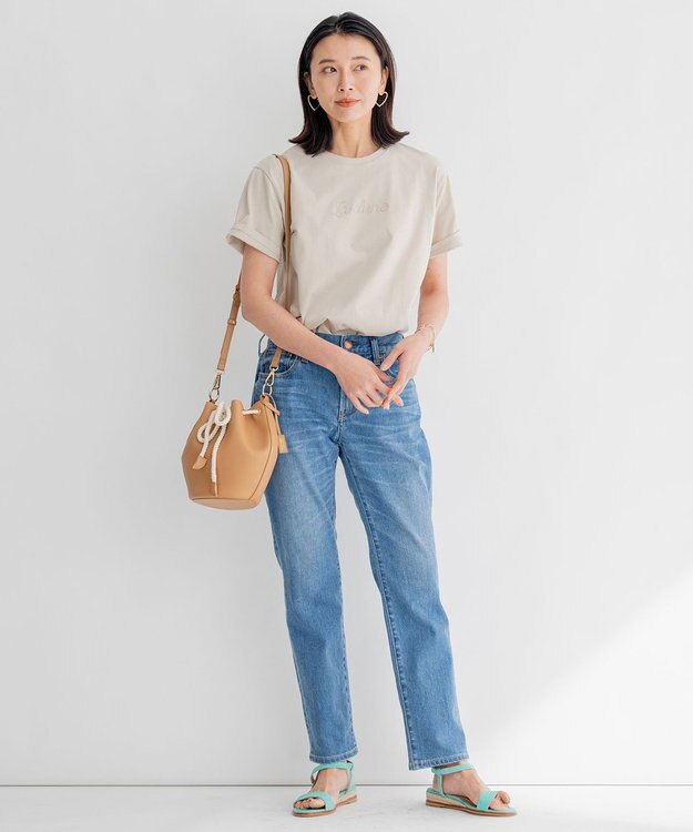 23区 【CLASSY.6月号掲載】ロープバケツ バッグ キャメル系