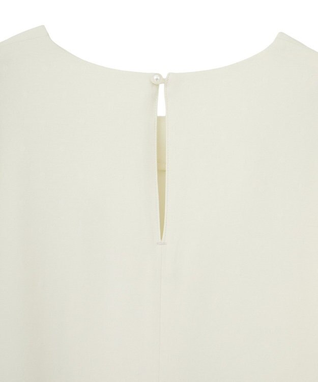 AMERICAN HOLIC DOTジャガードティアードブラウス Ivory