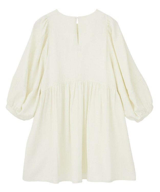 AMERICAN HOLIC DOTジャガードティアードブラウス Ivory