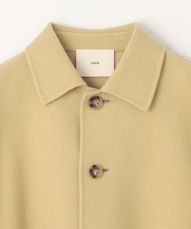 NAVE 【Nave】メルトンリバー ステンカラークロップド コート イエロー系