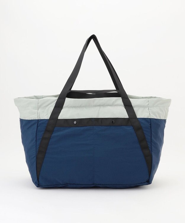 LA BAGAGERIE 【MONICA】ダブルハンドル　パッカブルビッグバッグ ネイビー